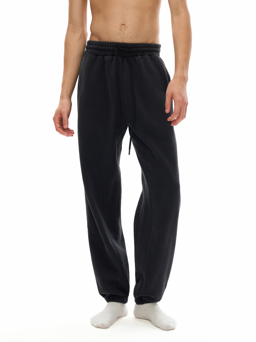 Fleeced Jogger Sweatpants – Custom Basics | Tapstitch-5