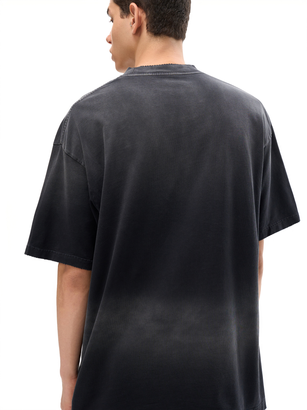 Sunfade Hand-Frayed Drop Shoulder T-Shirt – Vintage Streetwear | Tapstitch-7