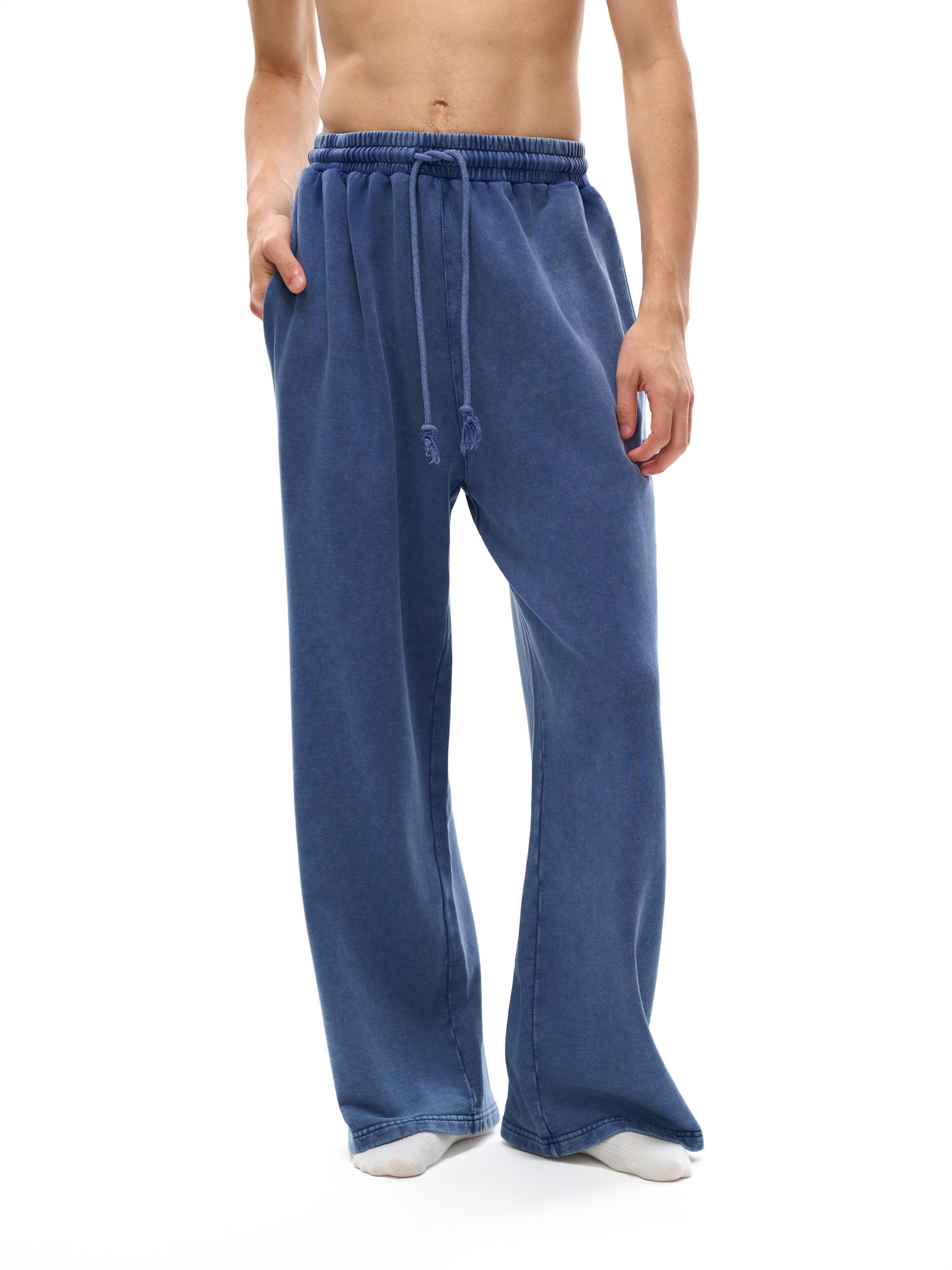 Acid Wash Straight Leg Pants – Essential Streetwear | Tapstitch
