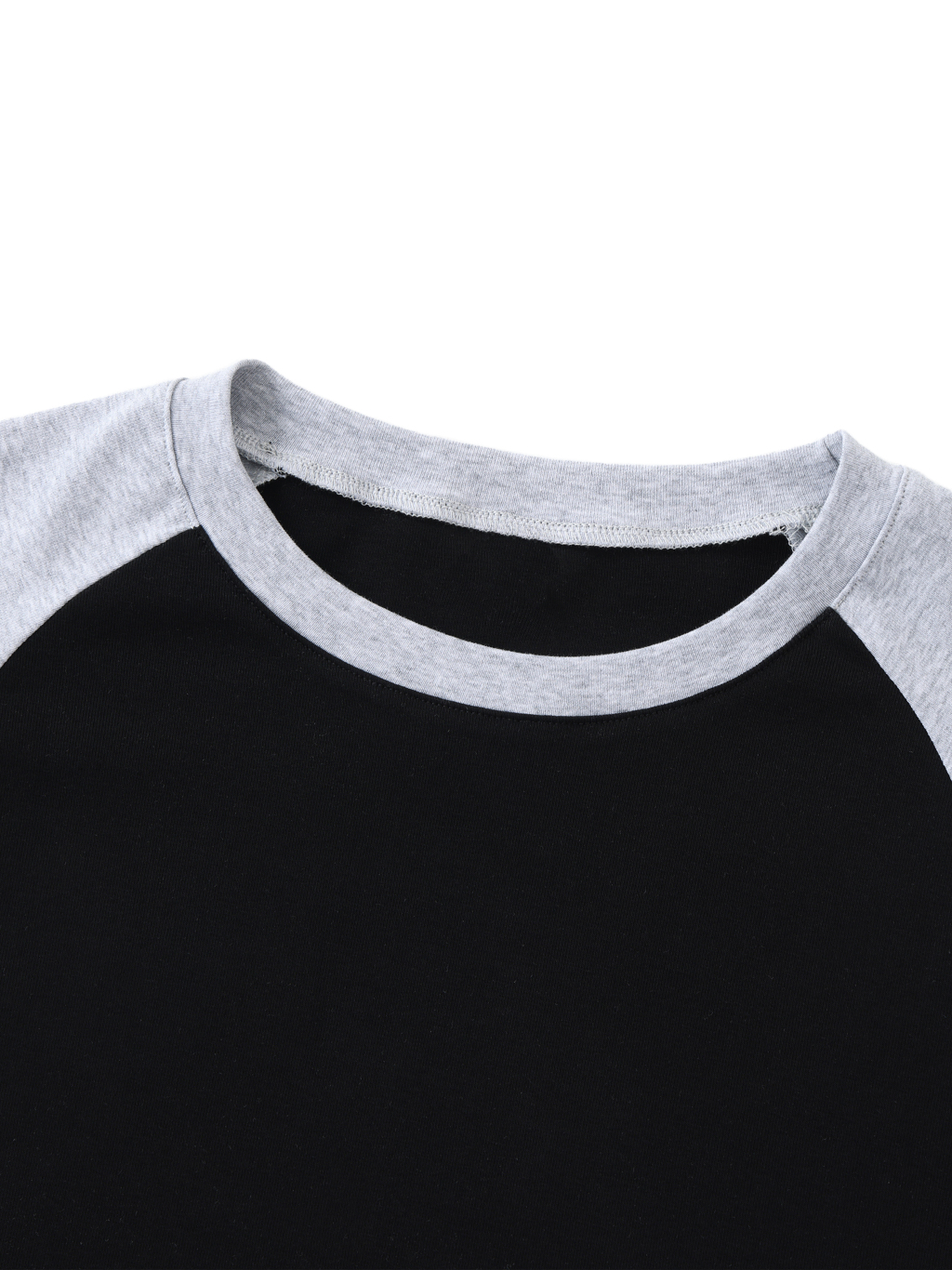 Color-Blocked Raglan Crop Top – Custom Basics | Tapstitch-5