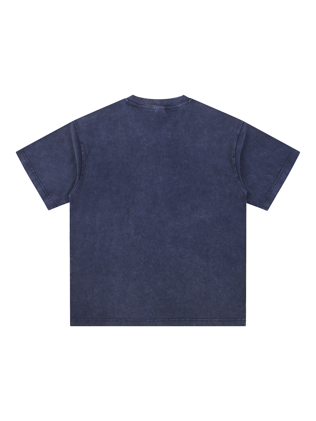 Snow Washed V-Neck Cotton T-Shirt #RT0042 | TAPSTITCH-2