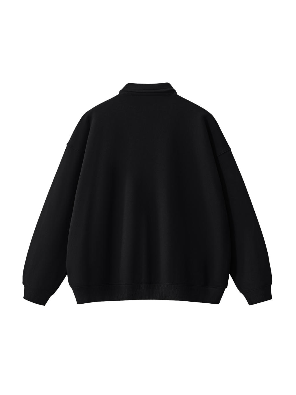 Heavyweight Polo-Collar Sweatshirt #RW0005 | TAPSTITCH-2