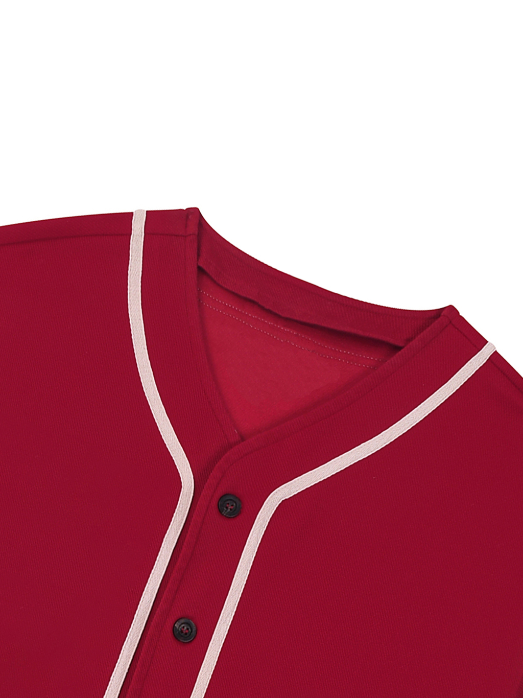 Contrast Piped Button-Up Jersey #RT0043 | TAPSTITCH-3