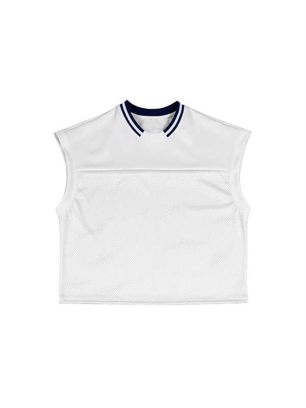 Loose Sleeveless Mesh T-Shirt #RP0014 | TAPSTITC