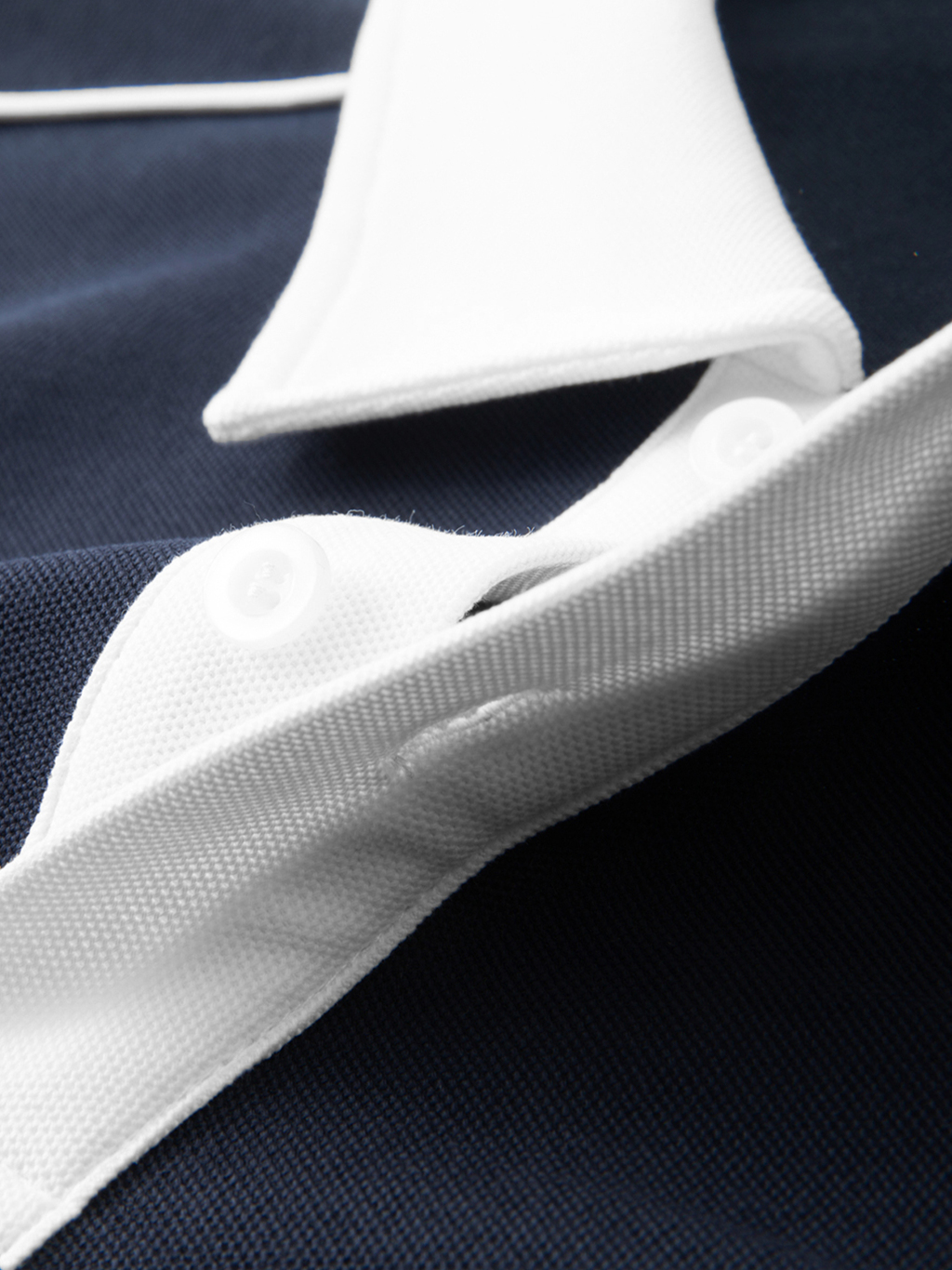 Contrast Collar Short-Sleeve Polo Shirt #PL0004 | TAPSTITCH-4