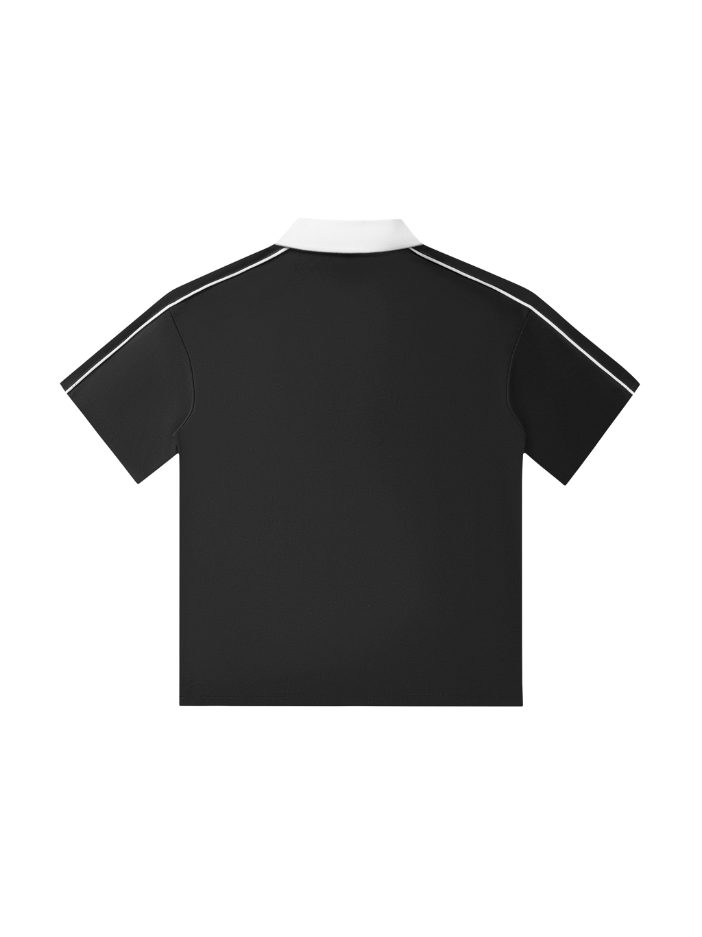 Contrast Collar Short-Sleeve Polo Shirt #PL0004 | TAPSTITCH-2