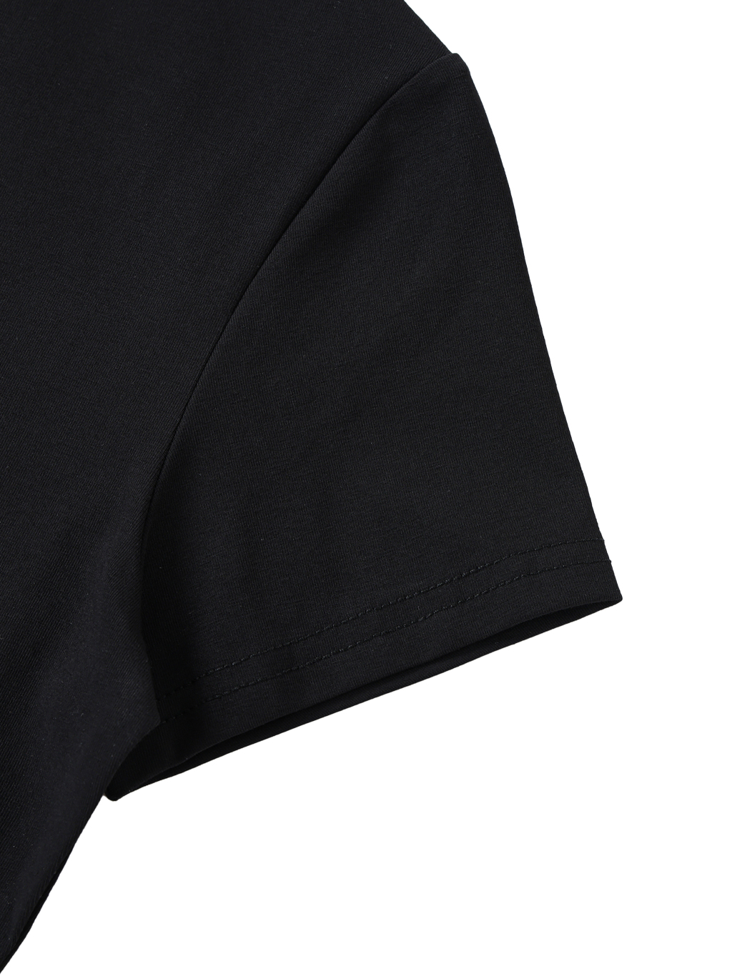 Essential Bodycon Crewneck T-Shirt #WT0010 | TAPSTITCH-4