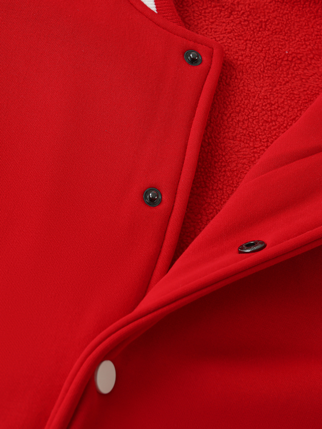 Two-Tone Fleeced Varsity Jacket #RQ0001 | TAPSTITCH-4
