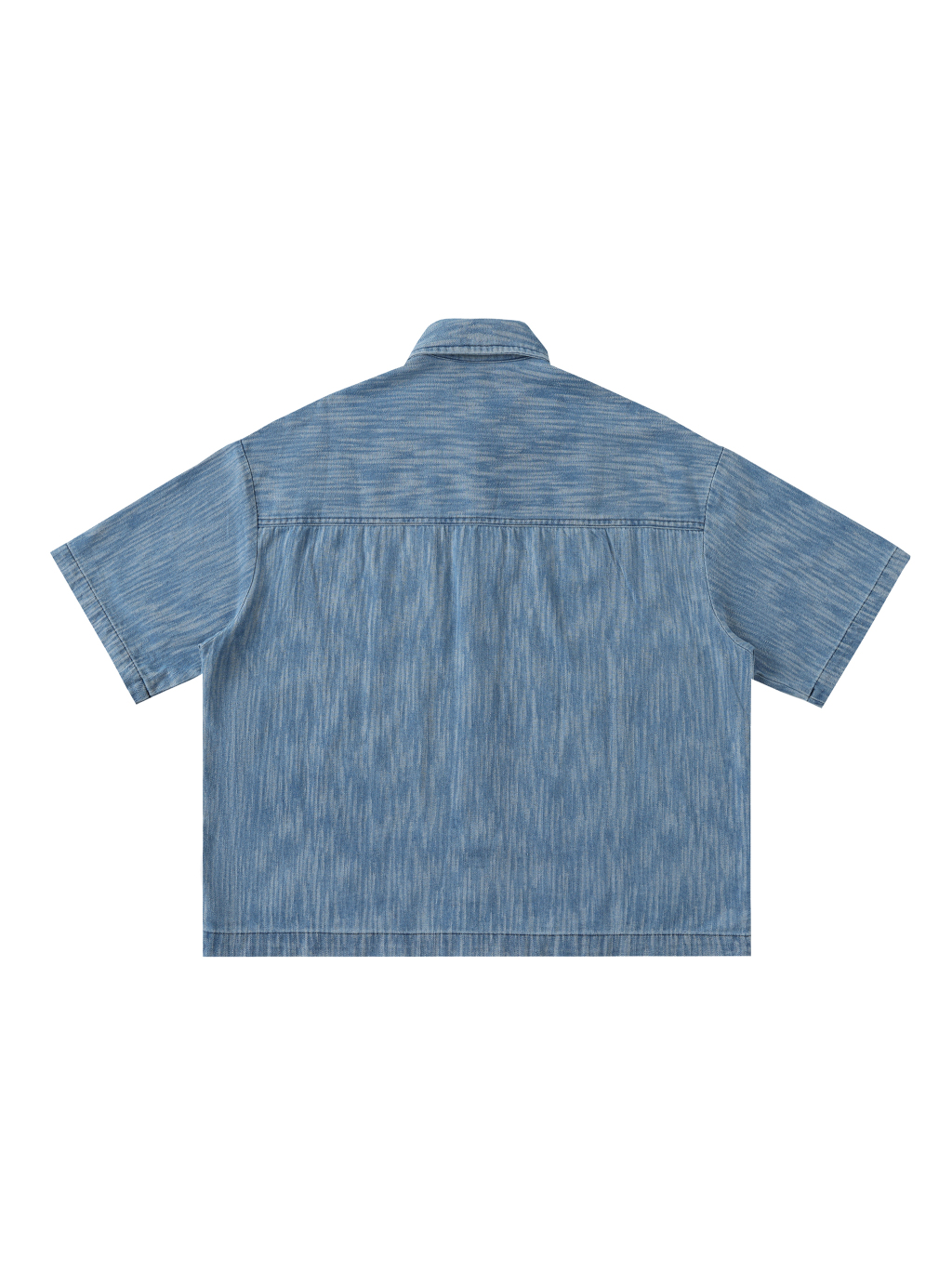 Distressed Wash Short-Sleeve Shirt # RC0004 | TAPSTITCH-2