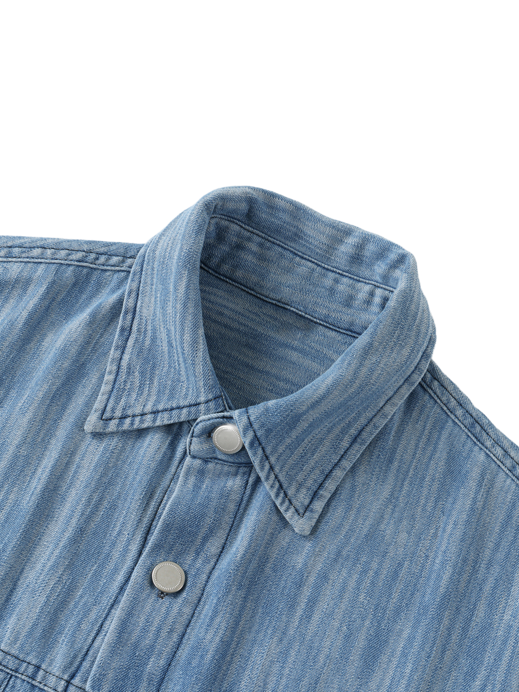 Distressed Wash Short-Sleeve Shirt # RC0004 | TAPSTITCH-3