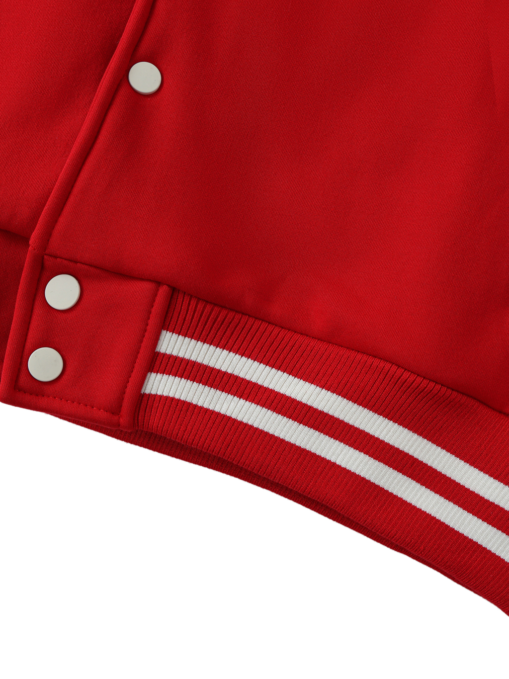 Two-Tone Fleeced Varsity Jacket #RQ0001 | TAPSTITCH-5