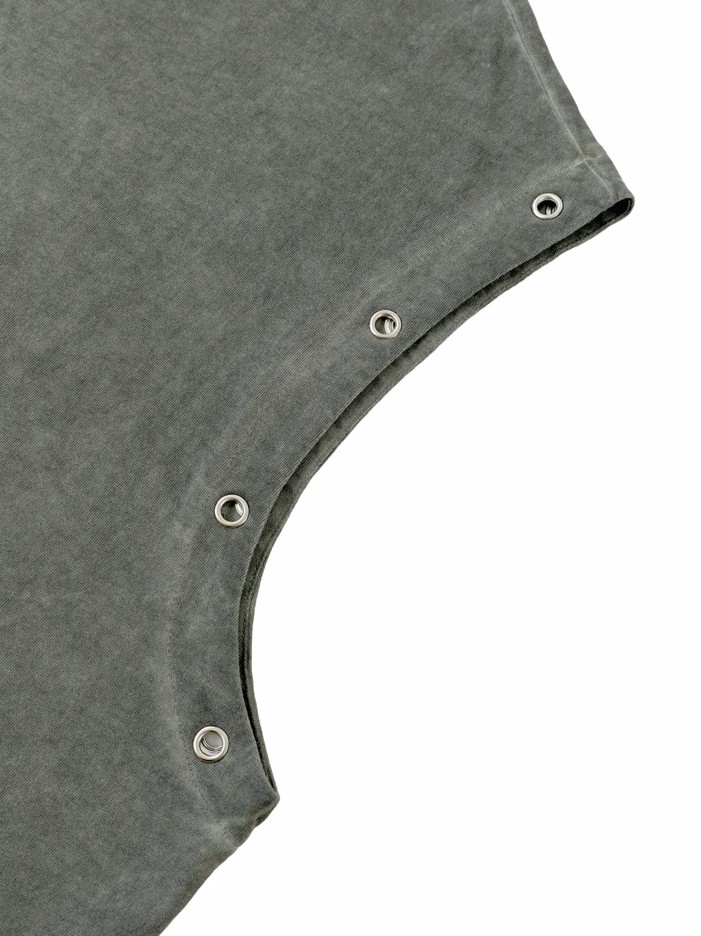 Distressed Grommet Eyelet Tank Top