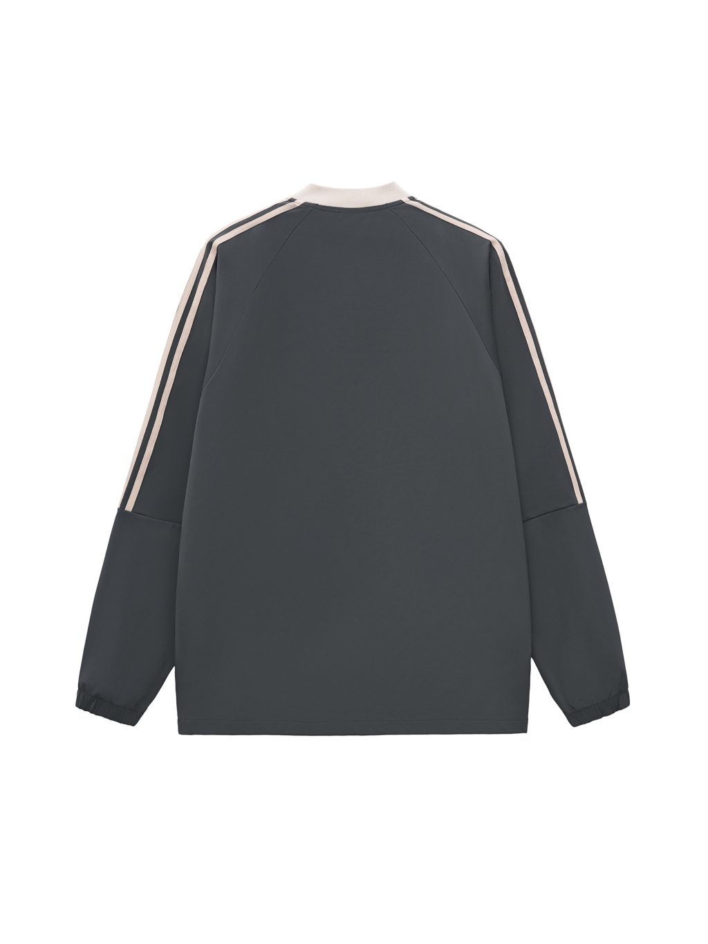 Color-Block V-Neck Long-Sleeve T-Shirt #RW0010 | TAPSTITCH-2