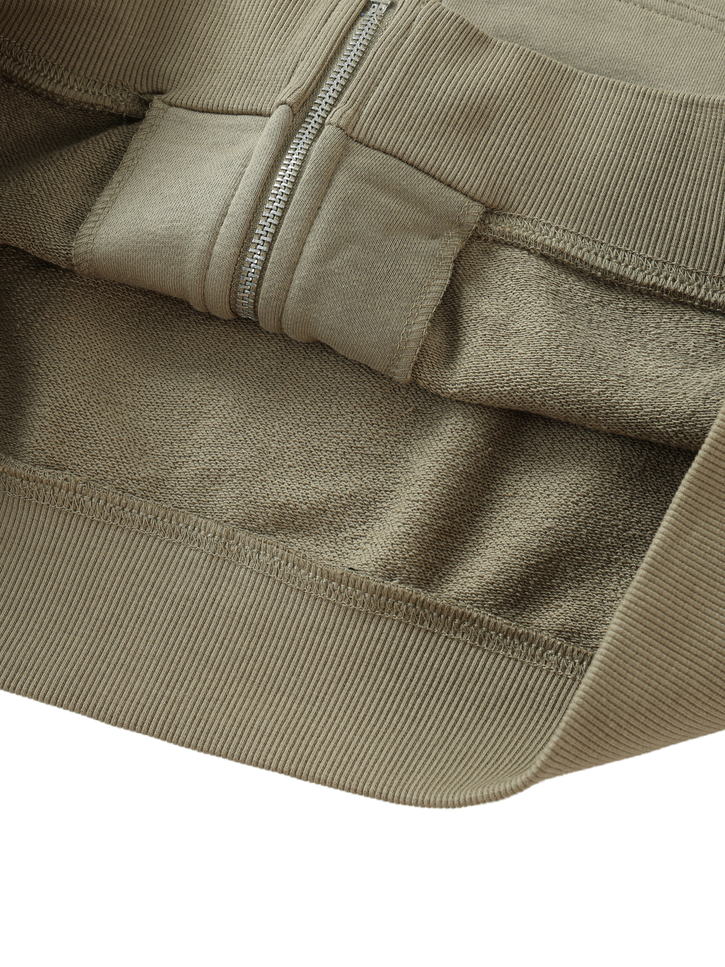 Drop-Shoulder Zip Up Hoodie #RQ0002 | TAPSTITCH-7