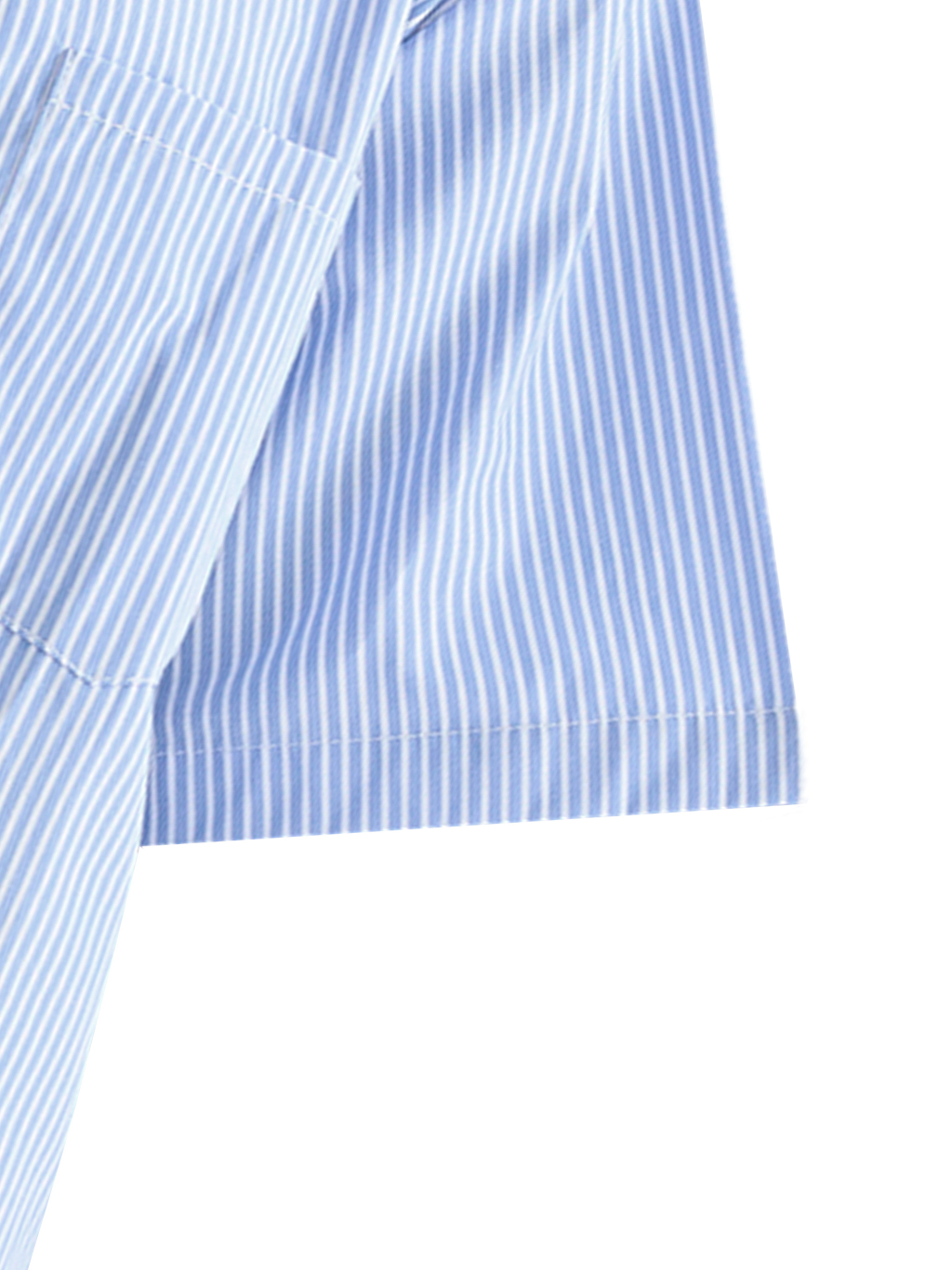 Contrast Tape Crewneck Cotton T-Shirt #RC0003 | TAPSTITCH-4