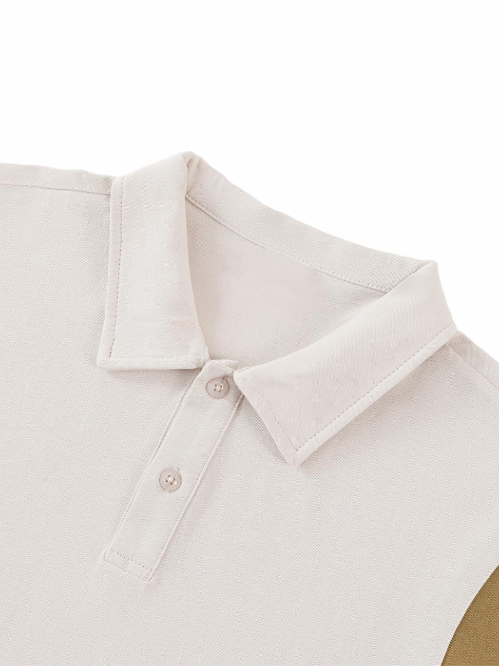 Contrast Panel Cotton Polo Shirt #PL0006 | TAPSTITCH-3