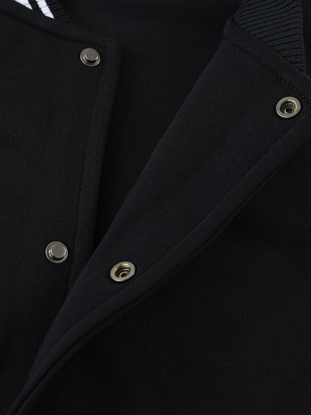 Contrast Trim Raglan Varsity Jacket #RQ0004 | TAPSTITCH-7