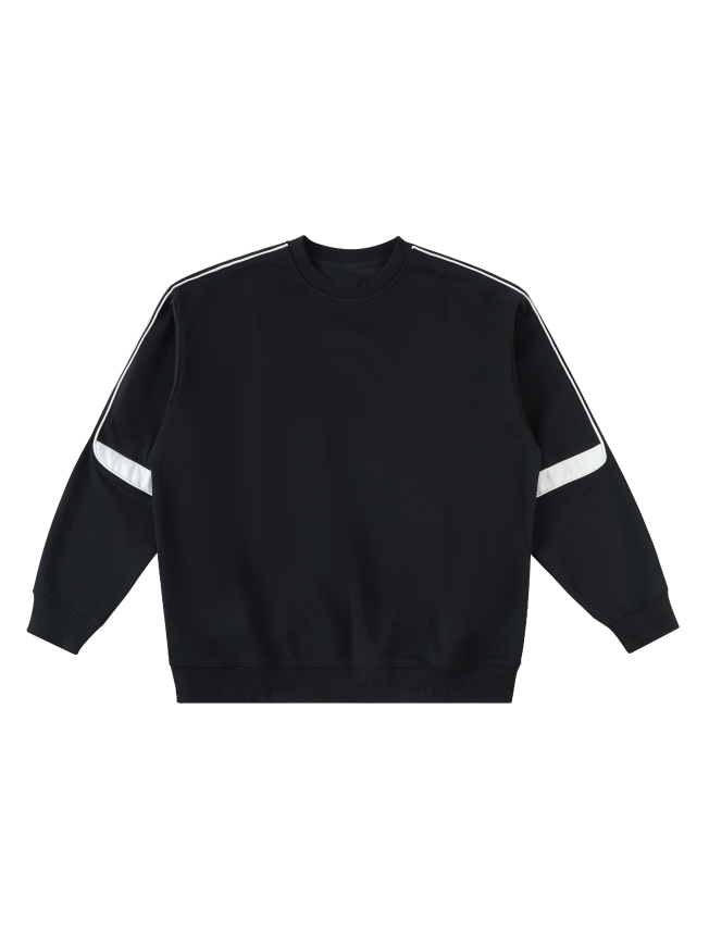 Oversized Crewneck Taped Sweatshirt