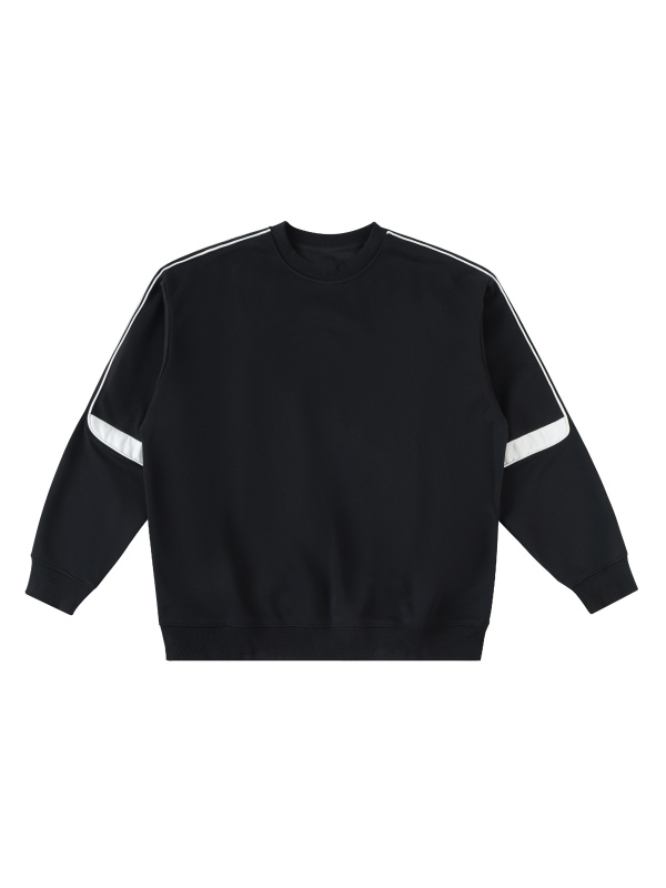 Oversized Crewneck Taped Sweatshirt #RW0007 | TAPSTITCH