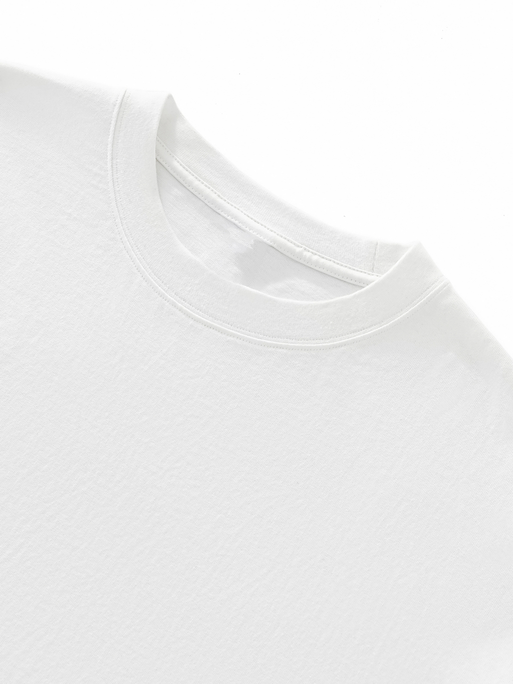 Layered Contrast Sleeve Cotton T-Shirtt #RT0051 | TAPSTITCH-13