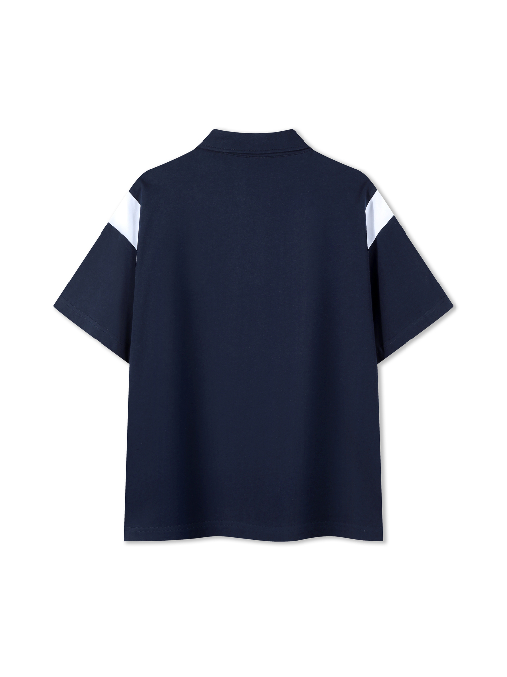 Contrast Panel Cotton Polo Shirt #PL0006 | TAPSTITCH-2