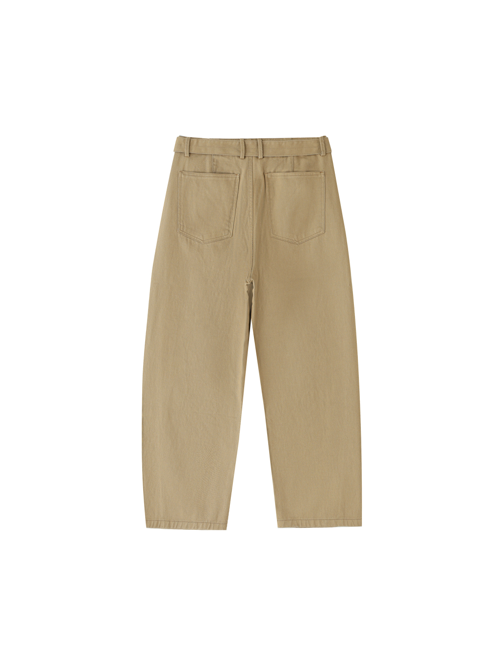 Twisted-Seam Belted Curved-Blade Pants #RK0003 | TAPSTITCH-2