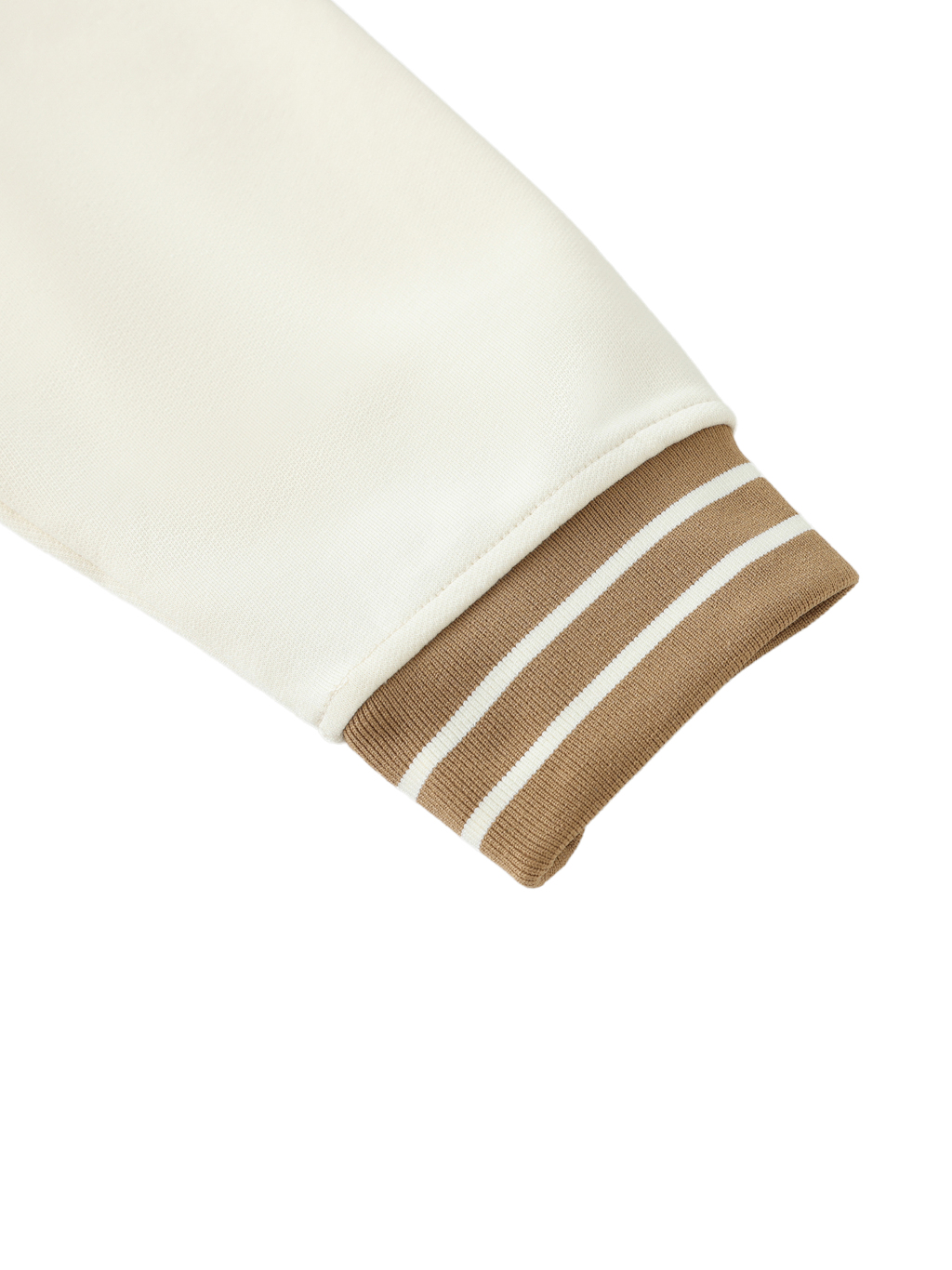 Striped Trim Zip-Up Hoodie #RQ0005 | TAPSTITCH-4