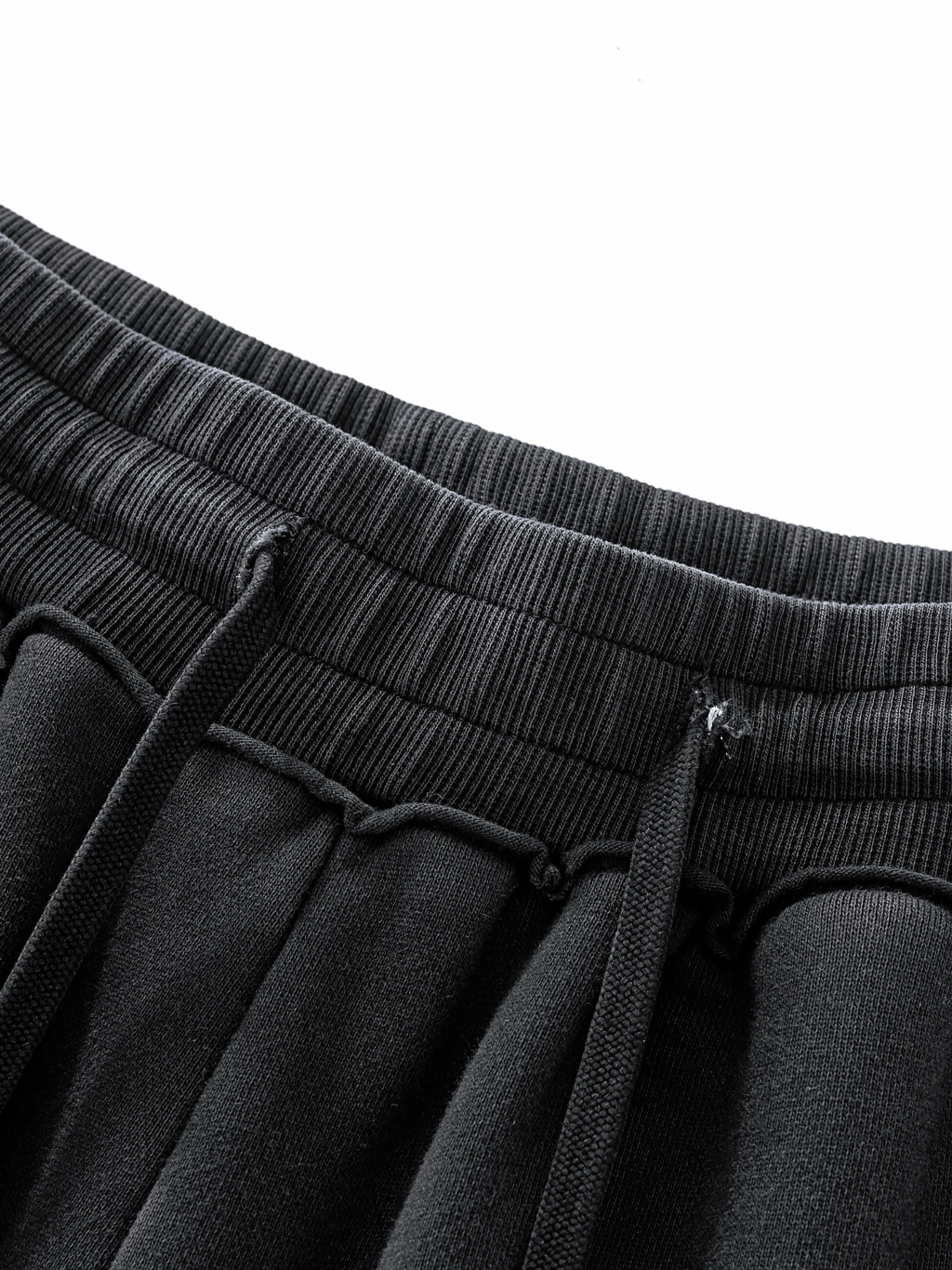 Raw-Seam Enzyme Washed Sweatpants #RK0010 | TAPSTITCH-8