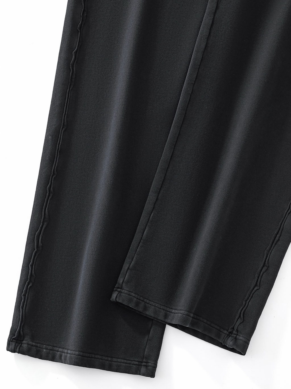 Raw-Seam Enzyme Washed Sweatpants #RK0010 | TAPSTITCH-10