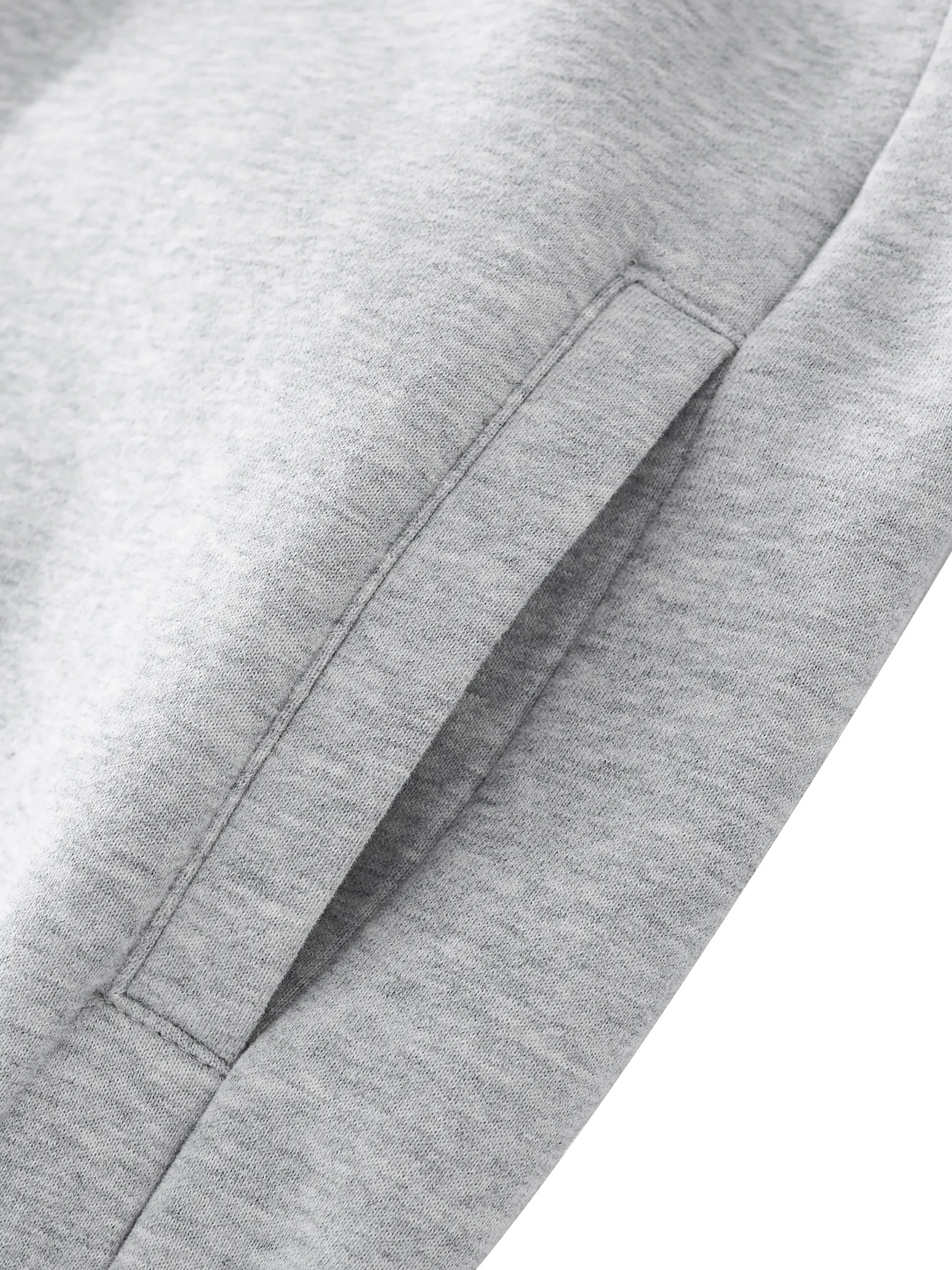 Essential Zip-Up Fleeced Varsity Jacket