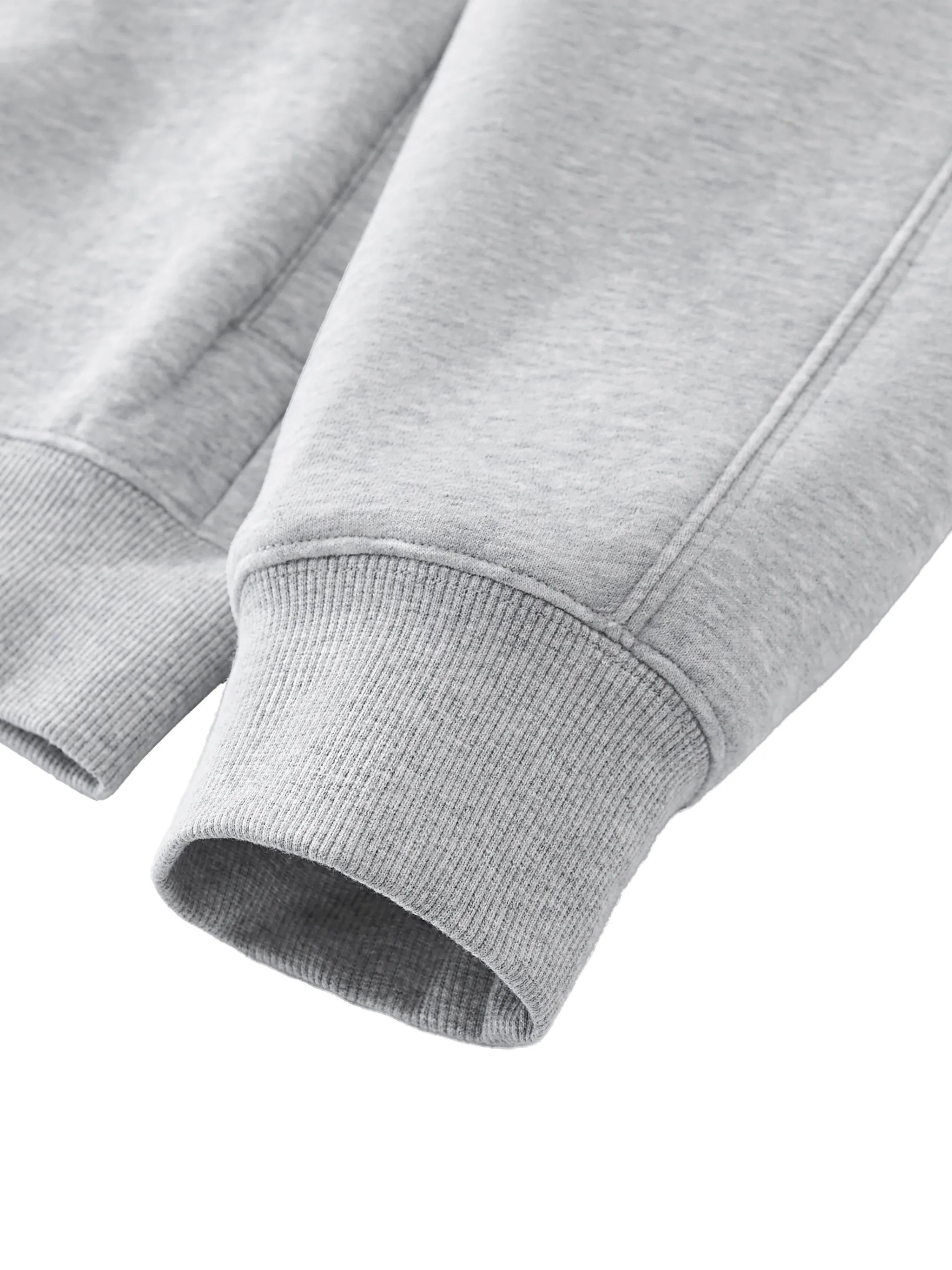 Essential Zip-Up Fleeced Varsity Jacket