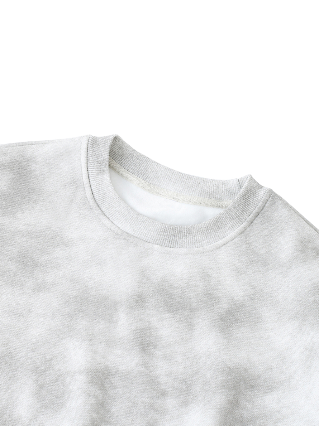 Dirty Washed Boxy Fleeced Sweatshirt #RW0013 | TAPSTITCH-3