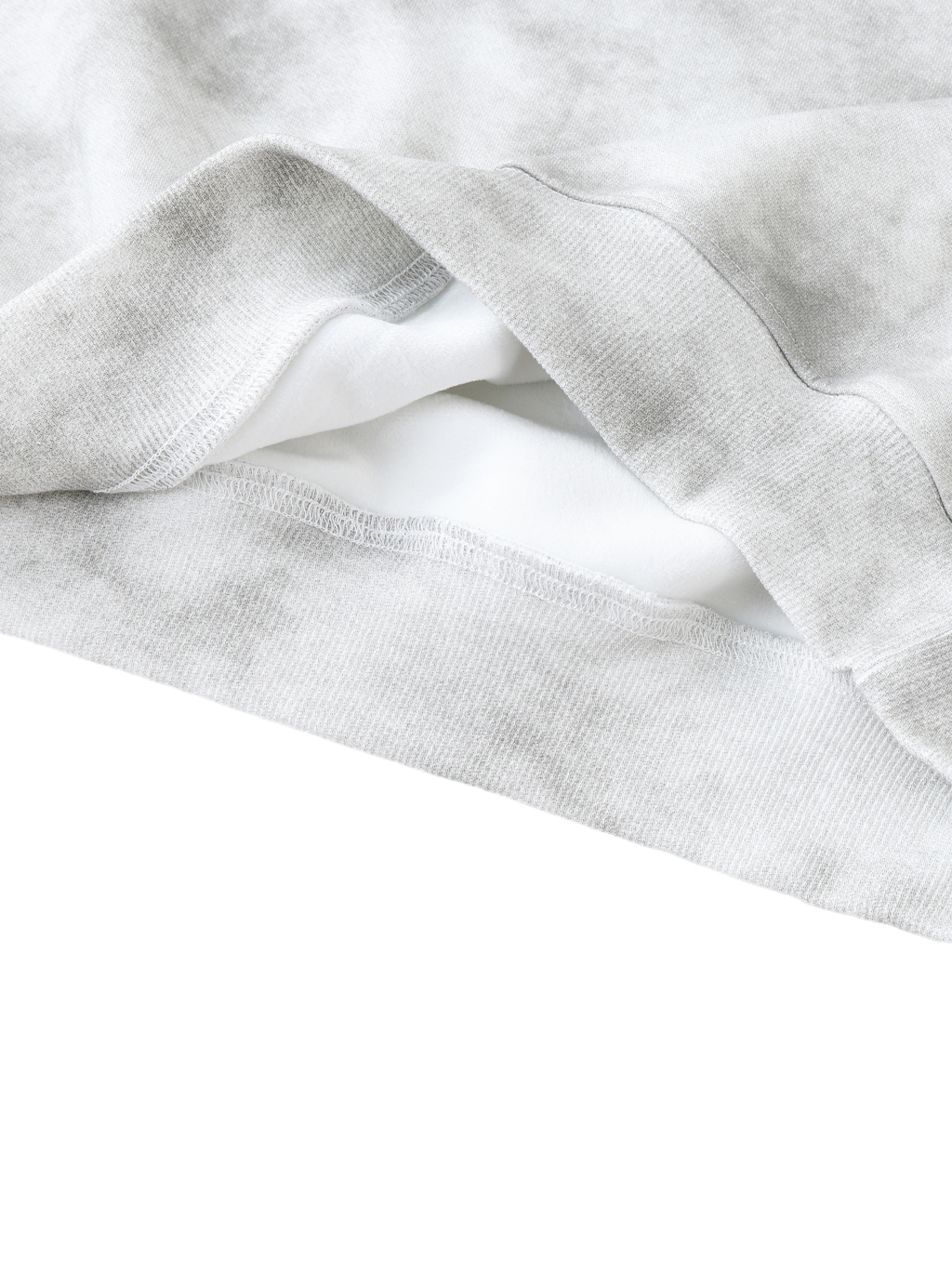 Dirty Washed Boxy Fleeced Sweatshirt #RW0013 | TAPSTITCH-5