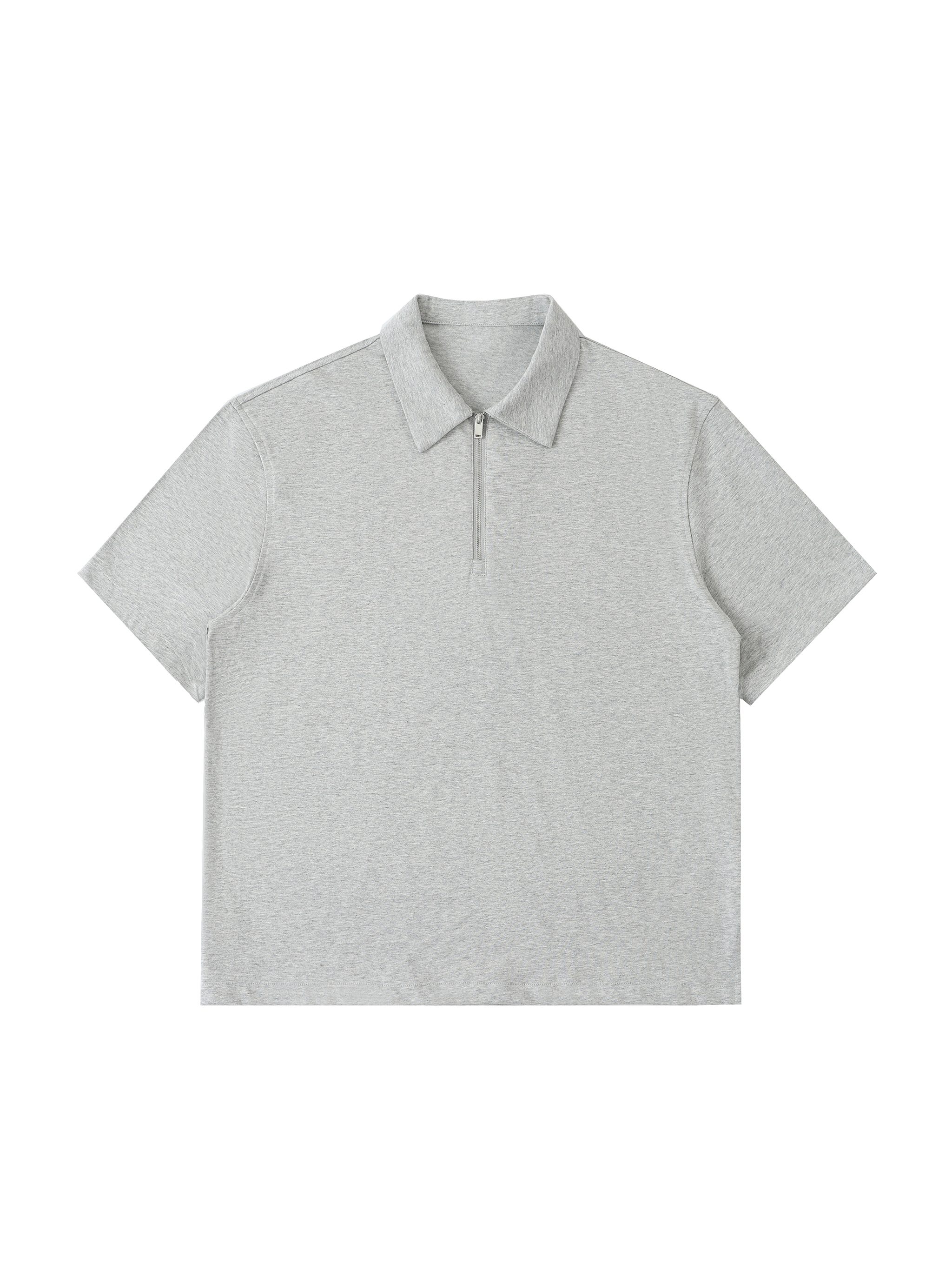 Half-Zip Cotton Polo Shirt #PL0009 | TAPSTITCH