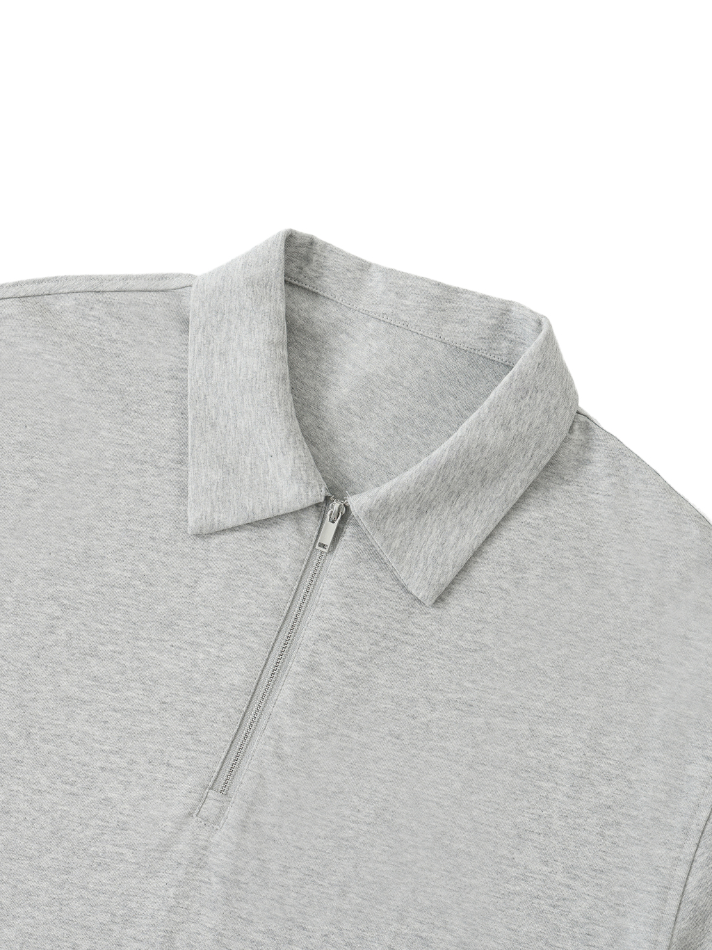 Half-Zip Cotton Polo Shirt #PL0009 | TAPSTITCH-3