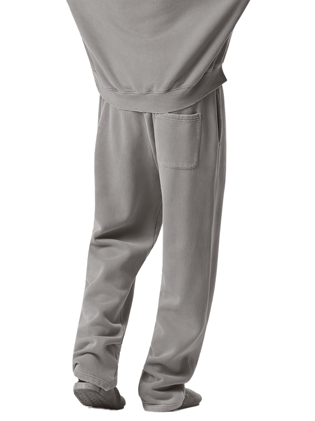 Frayed Enzyme Washed Fleece Sweatpants #RK0004 | TAPSTITCH-5