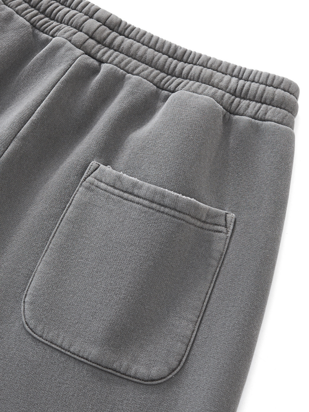 Frayed Enzyme Washed Fleece Sweatpants #RK0004 | TAPSTITCH-16