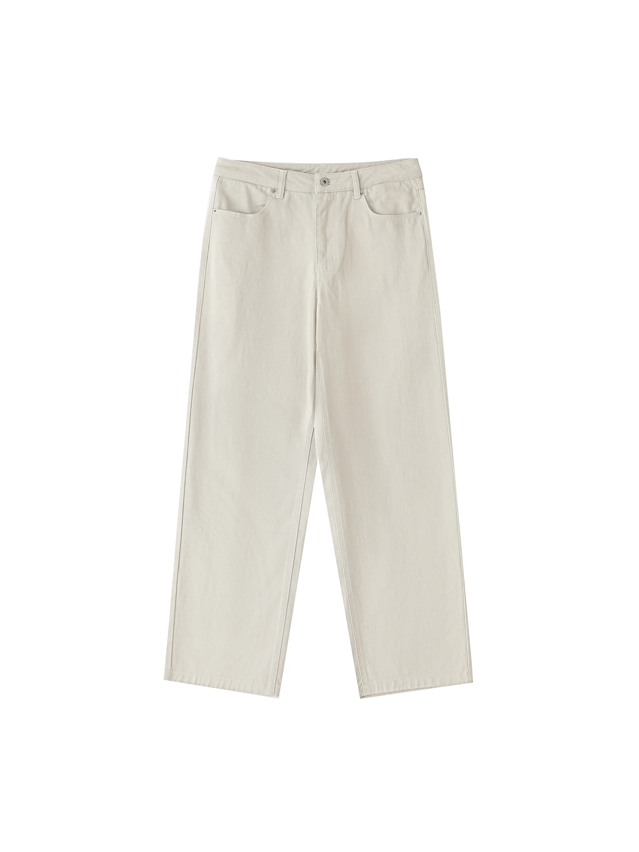 Heavyweight Cotton Straight-Leg Pants - Main Image