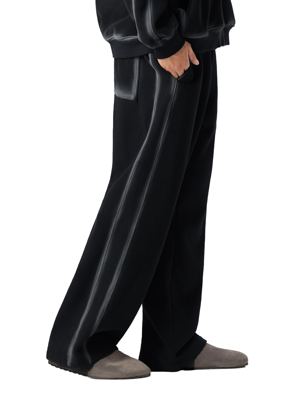 Sunfaded Edge Fleece Sweatpants #RK0005 | TAPSTITCH-6