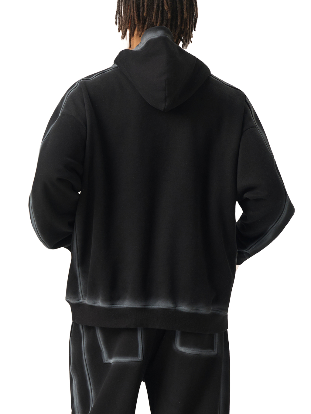 Sunfaded Edge Fleece Hoodie #RW0009 | TAPSTITCH-5