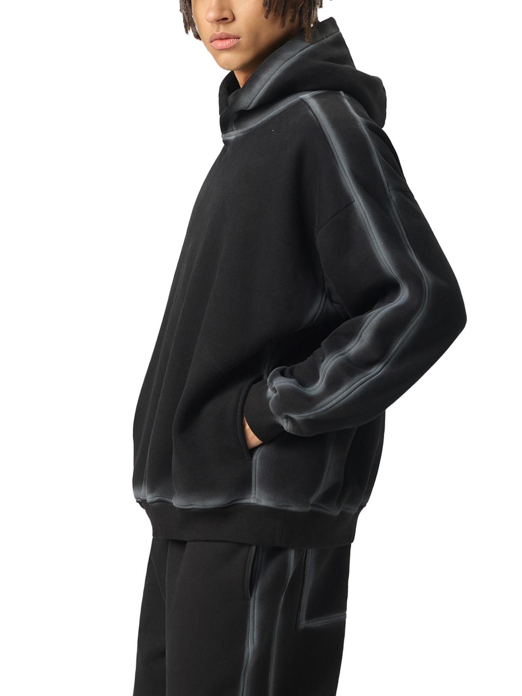 Sunfaded Edge Fleece Hoodie #RW0009 | TAPSTITCH-7