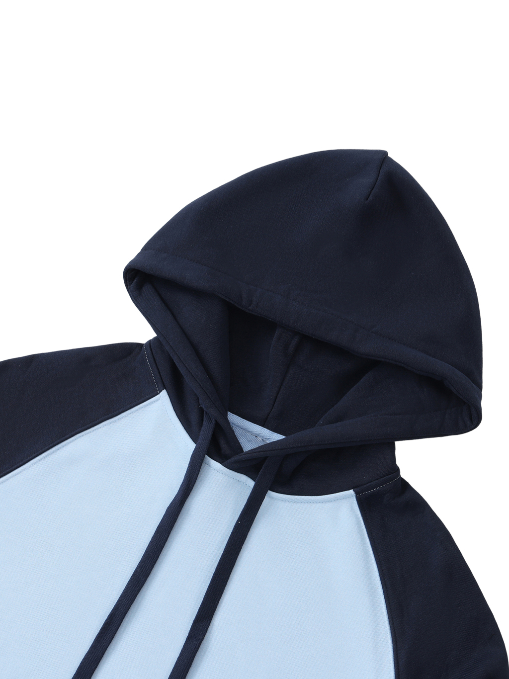 Color-Block Raglan Sleeve Hoodie #RW0017 | TAPSTITCH-3