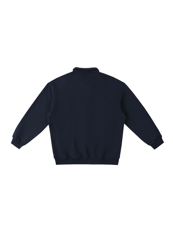 Heavyweight Polo-Collar Sweatshirt