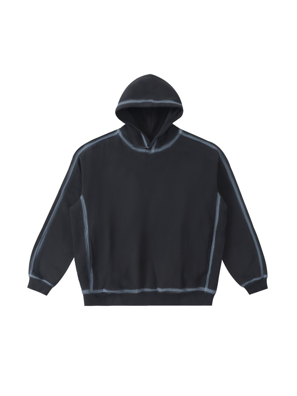 Sunfaded Edge Fleece Hoodie #RW0009 | TAPSTITCH