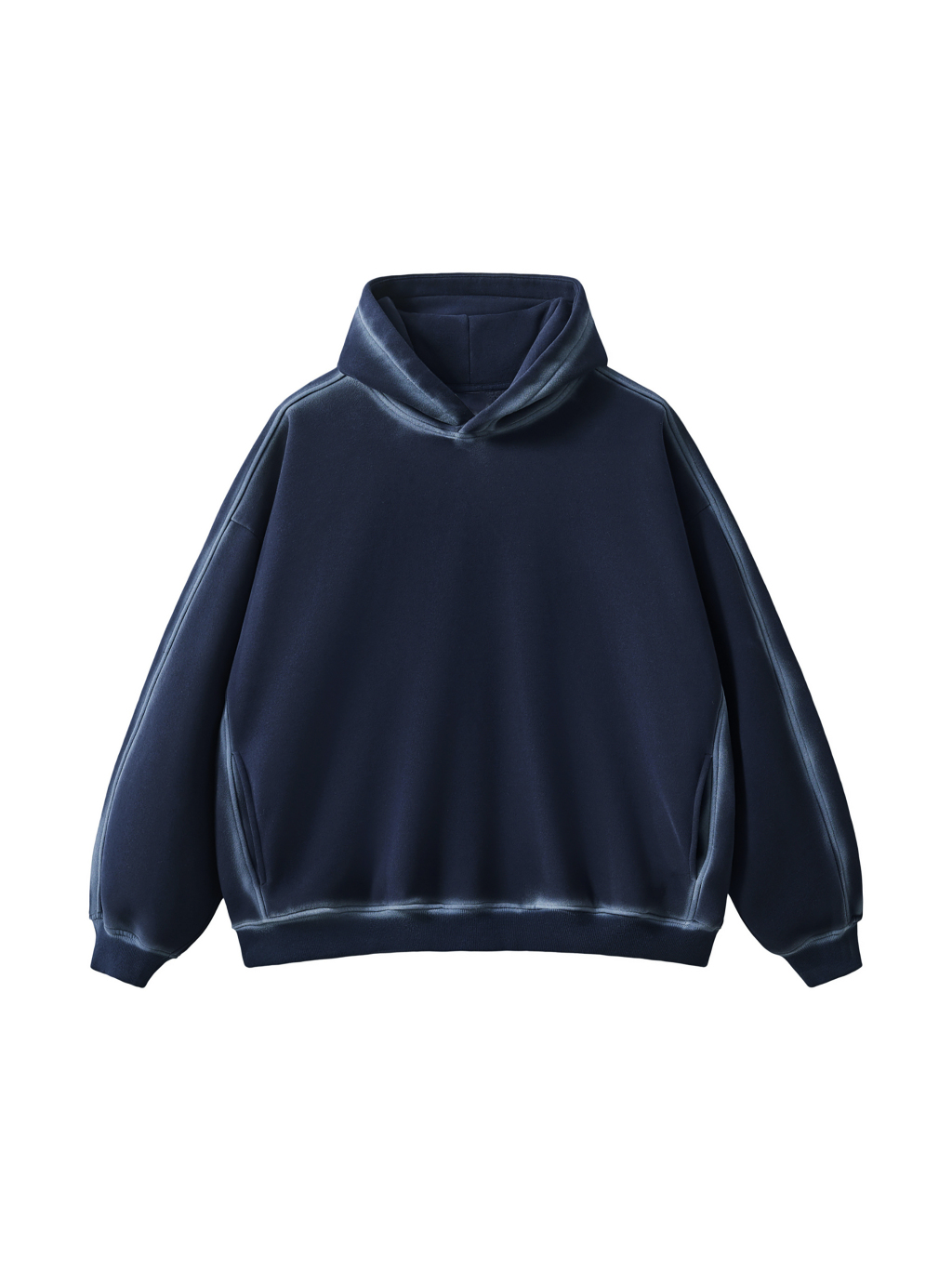 Sunfaded Edge Fleece Hoodie #RW0009 | TAPSTITCH-14