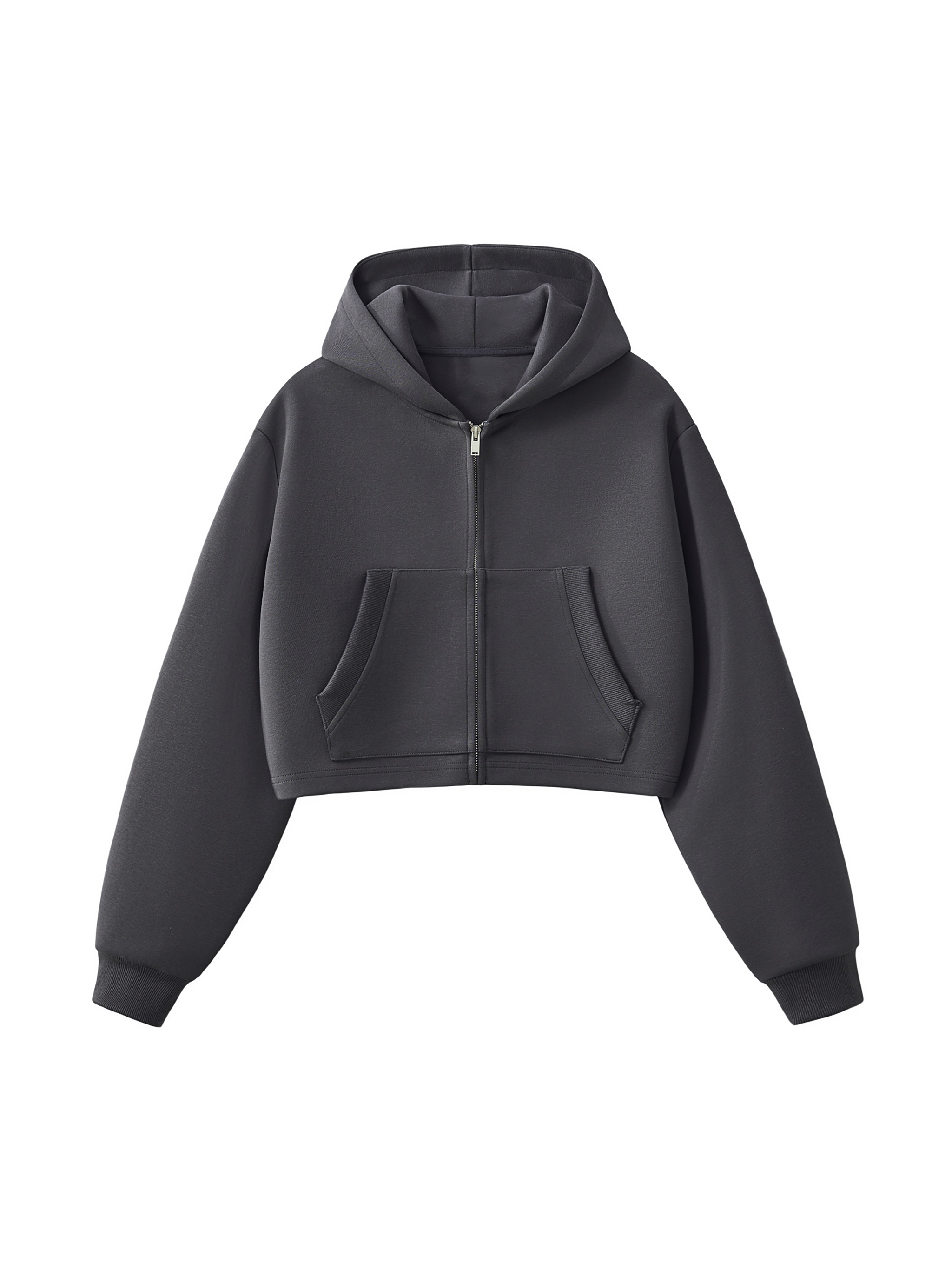 Cropped Zip Hoodie フーディー Mサイズ cropped-zip-hoodie-black-