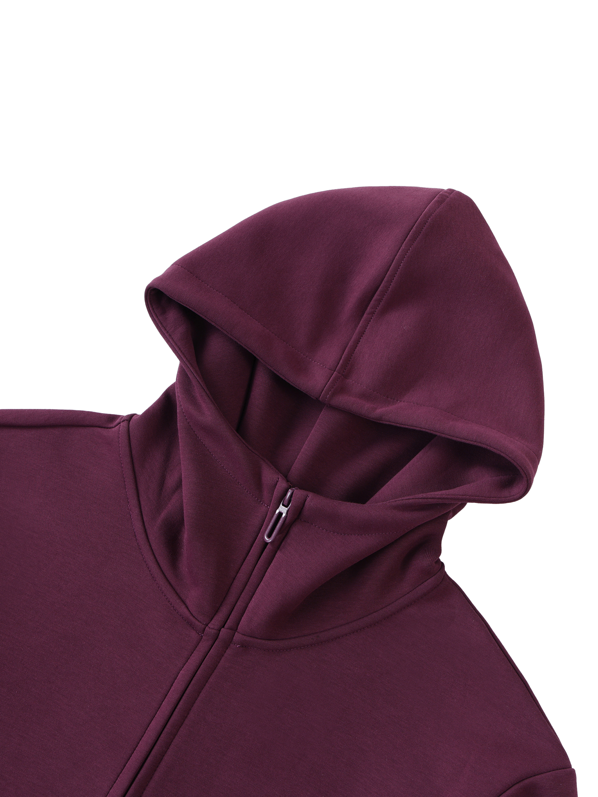 Essential Heavyweight High Neck Zip-Up Hoodie #RQ0013 | TAPSTITCH