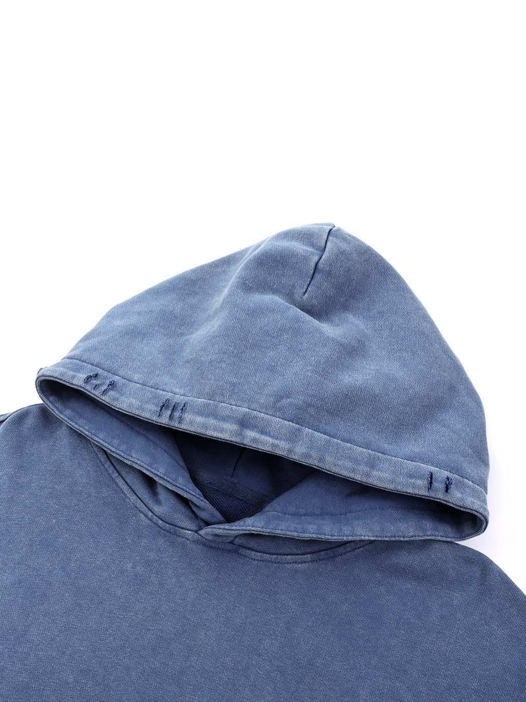 Snow Wash Hand-Frayed Heavyweight Hoodie #RW0024 | TAPSTITCH