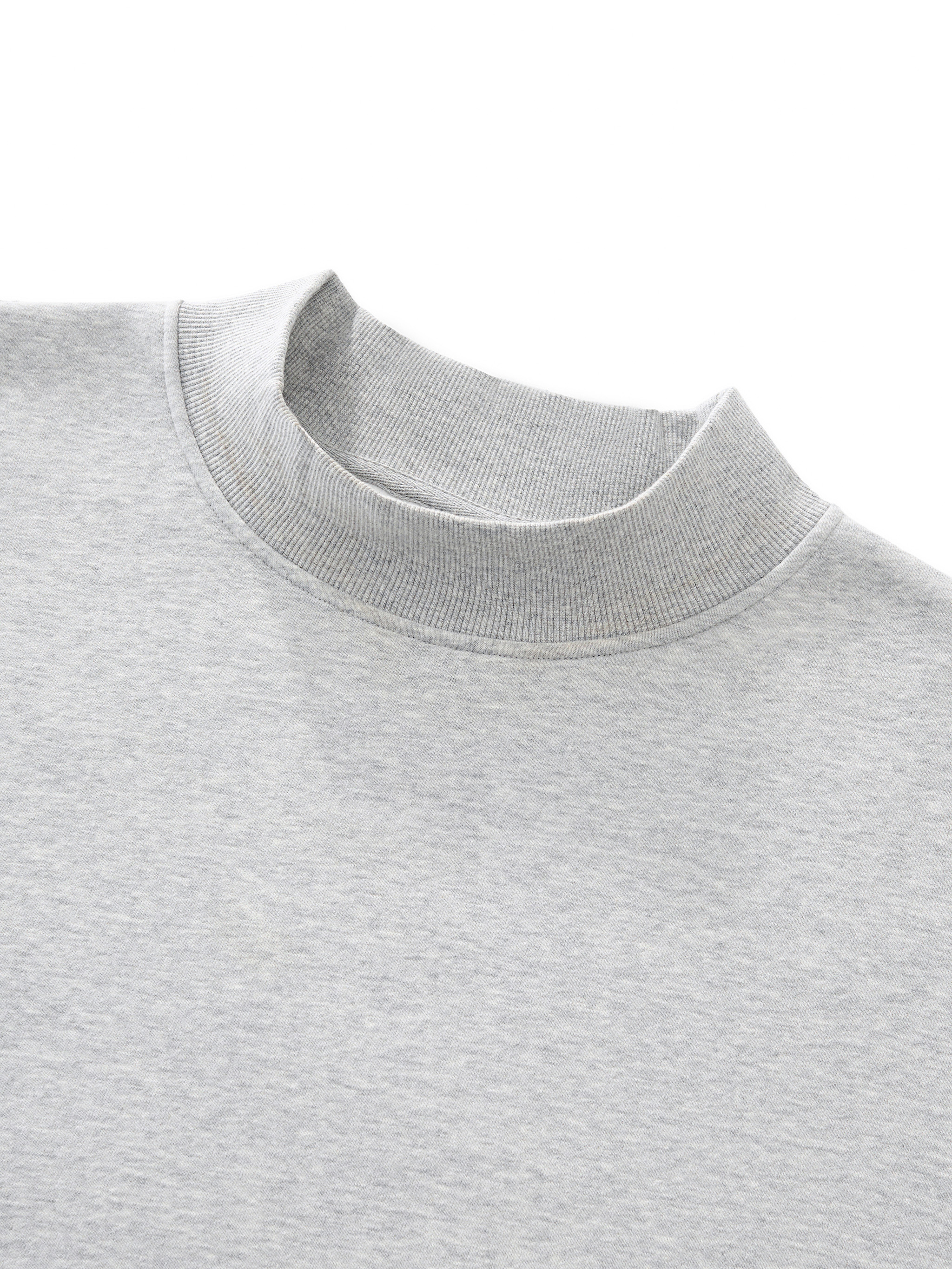 Essential Fleece Mock-Neck Crew Sweatshirt #WW0004 | TAPSTITCH
