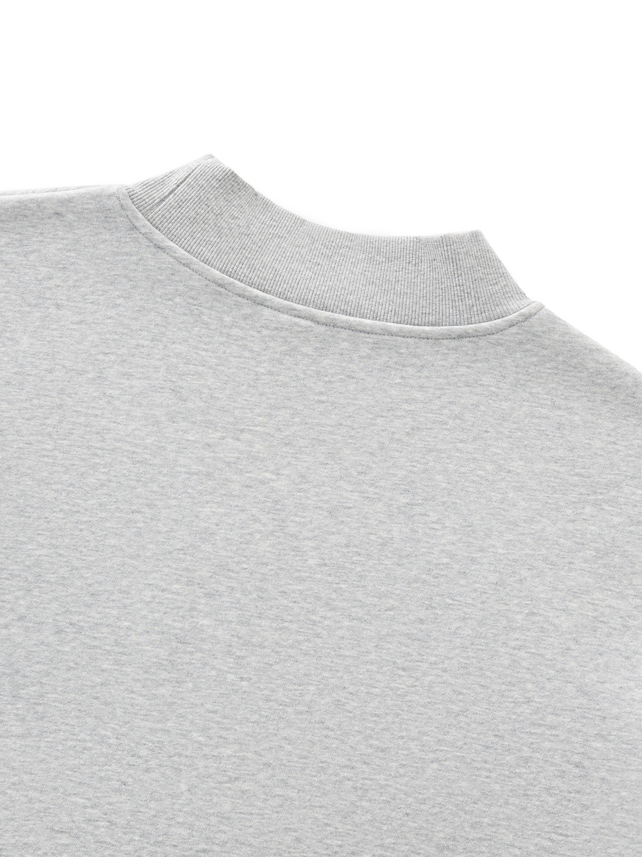 Essential Fleece Mock-Neck Crew Sweatshirt #WW0004 | TAPSTITCH